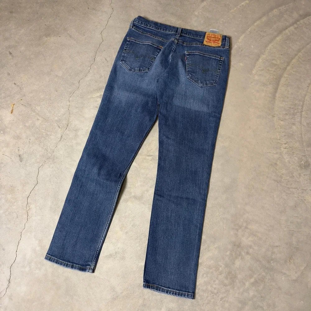 Levi's 511 Slim Fit Jeans Mens 34x32 Blue Medium‎ Wash Casual Modern Denim